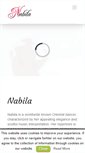 Mobile Screenshot of nabila-bellydance.com