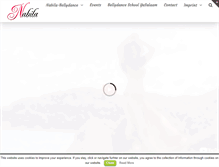 Tablet Screenshot of nabila-bellydance.com